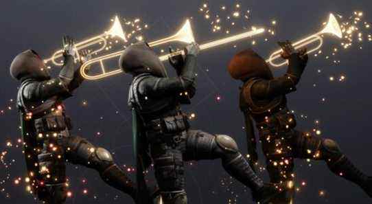 Un clip amusant de Destiny 2 montre des joueurs ayant un concert de trombone sur la tour