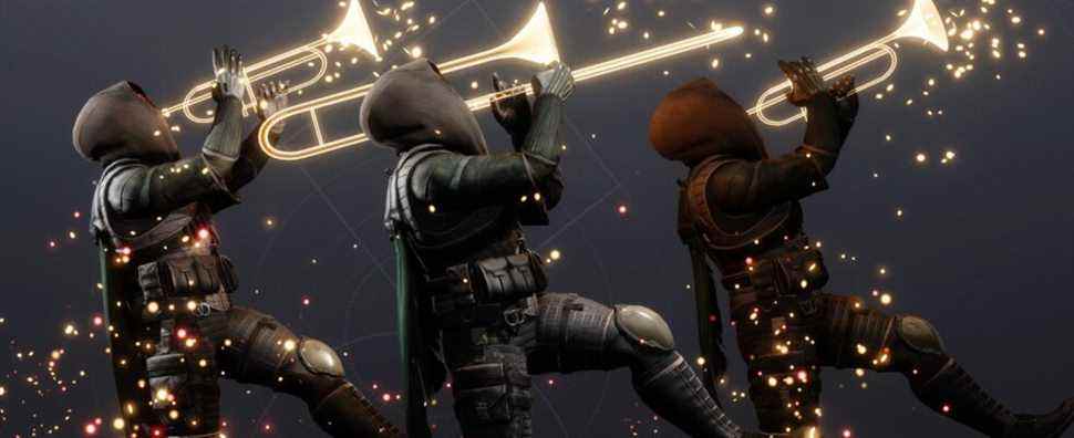 Un clip amusant de Destiny 2 montre des joueurs ayant un concert de trombone sur la tour