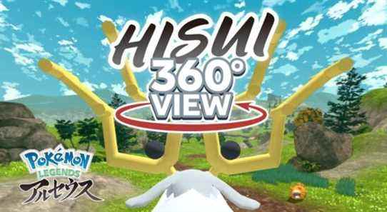 Vidéo : Voici un aperçu à la première personne de Pokémon Legends : Arceus dans "Hisui 360° View"