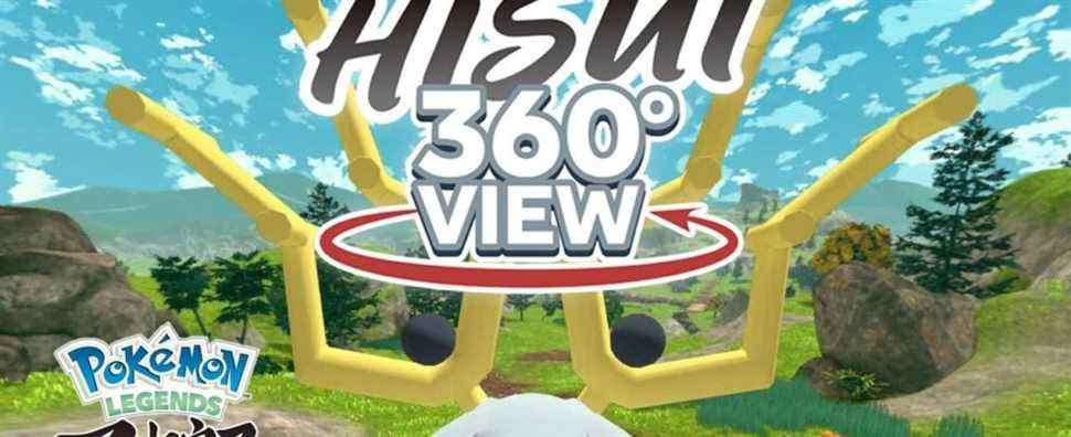 Vidéo : Voici un aperçu à la première personne de Pokémon Legends : Arceus dans "Hisui 360° View"