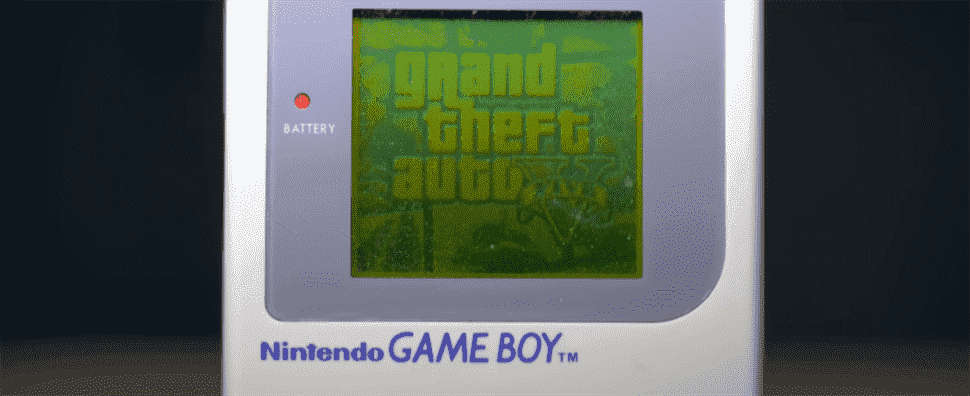Voici Grand Theft Auto 5 sur une Game Boy originale, en quelque sorte