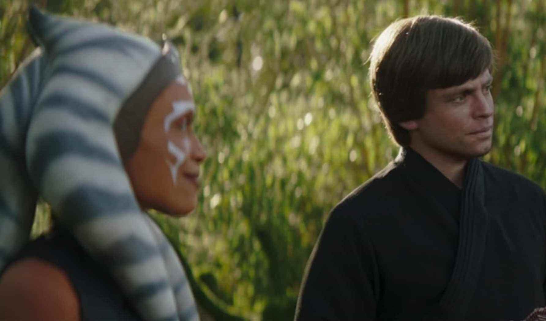 Revue du chapitre 6 de l'épisode 6 du Livre de Boba Fett Du désert vient un étranger Disney + Star Wars Luke Skywalker Ahsoka Tano Cad Bane Grogu bébé Yoda