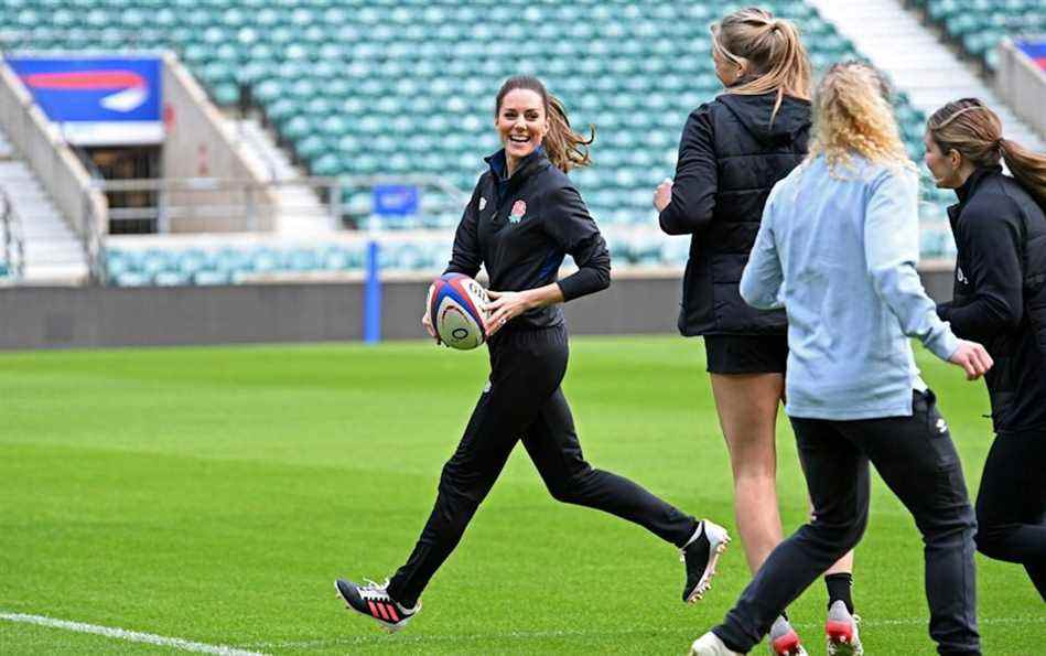 Duchesse de Cambridge, rugby d'Angleterre, Twickenham - Kate Green / Getty Images Europe 