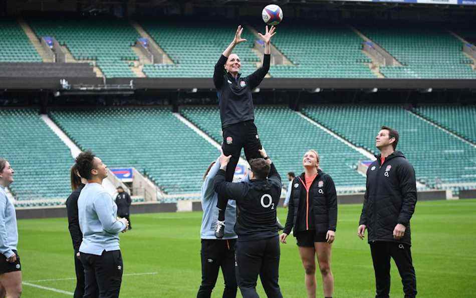 Duchesse de Cambridge, Angleterre Rugby, Twickenham - Jeremy Selwyn /Evening Standard 