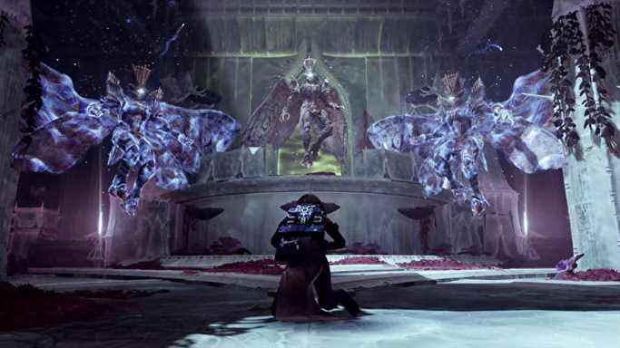 Visite du monde du trône de Savathûn dans une capture d'écran de Destiny 2 : La reine sorcière.