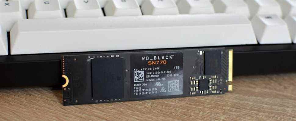 Examen du WD Black SN770 : juste en deçà de la grandeur du SSD
