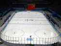 Une vue générale montre le stade national couvert où se déroulera la compétition de hockey sur glace pendant les Jeux olympiques d'hiver de Beijing 2022 le 1er février 2022 à Pékin. 