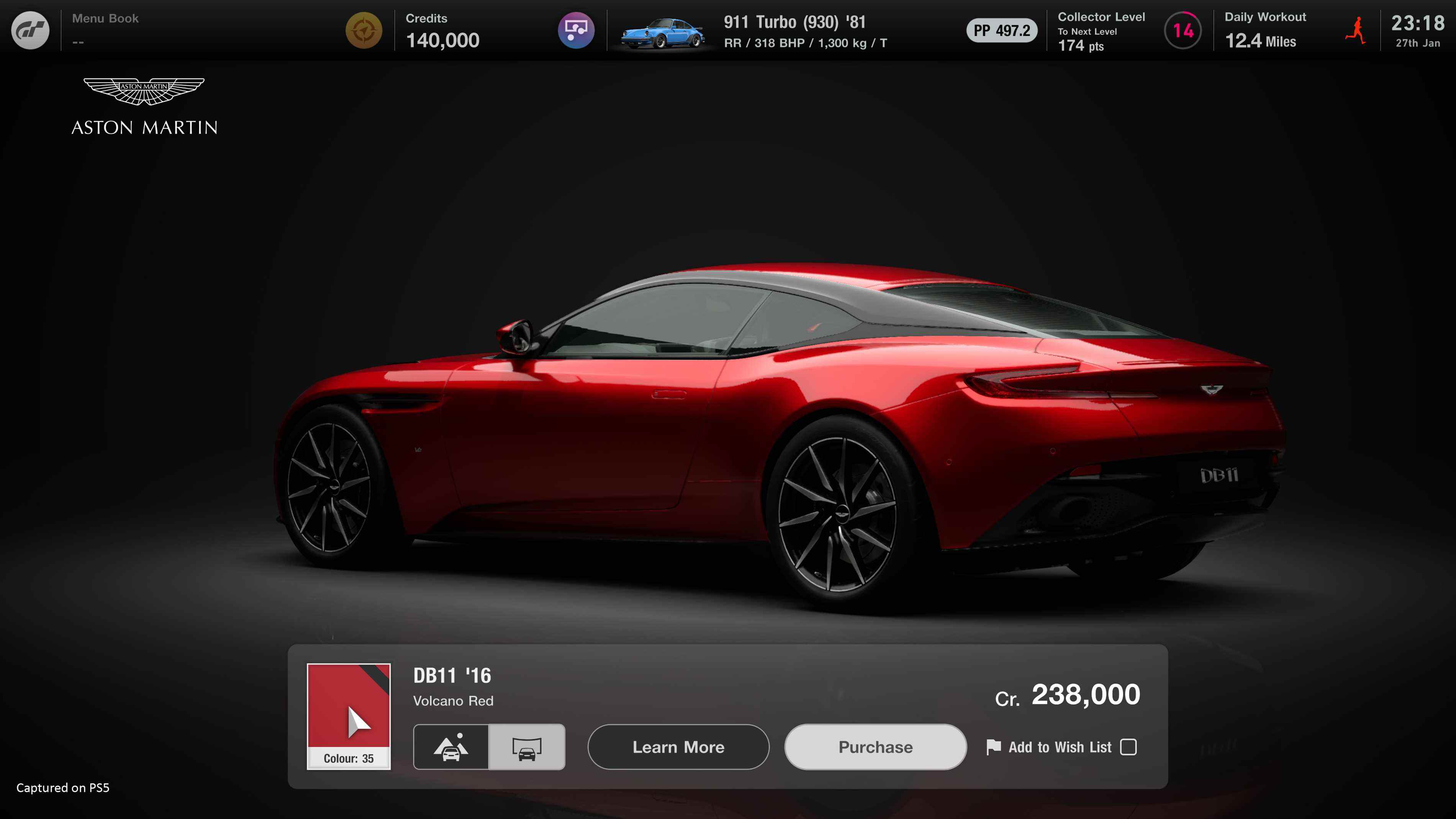 Capture d'écran de l'offre Gran Turismo 7 Brand Central