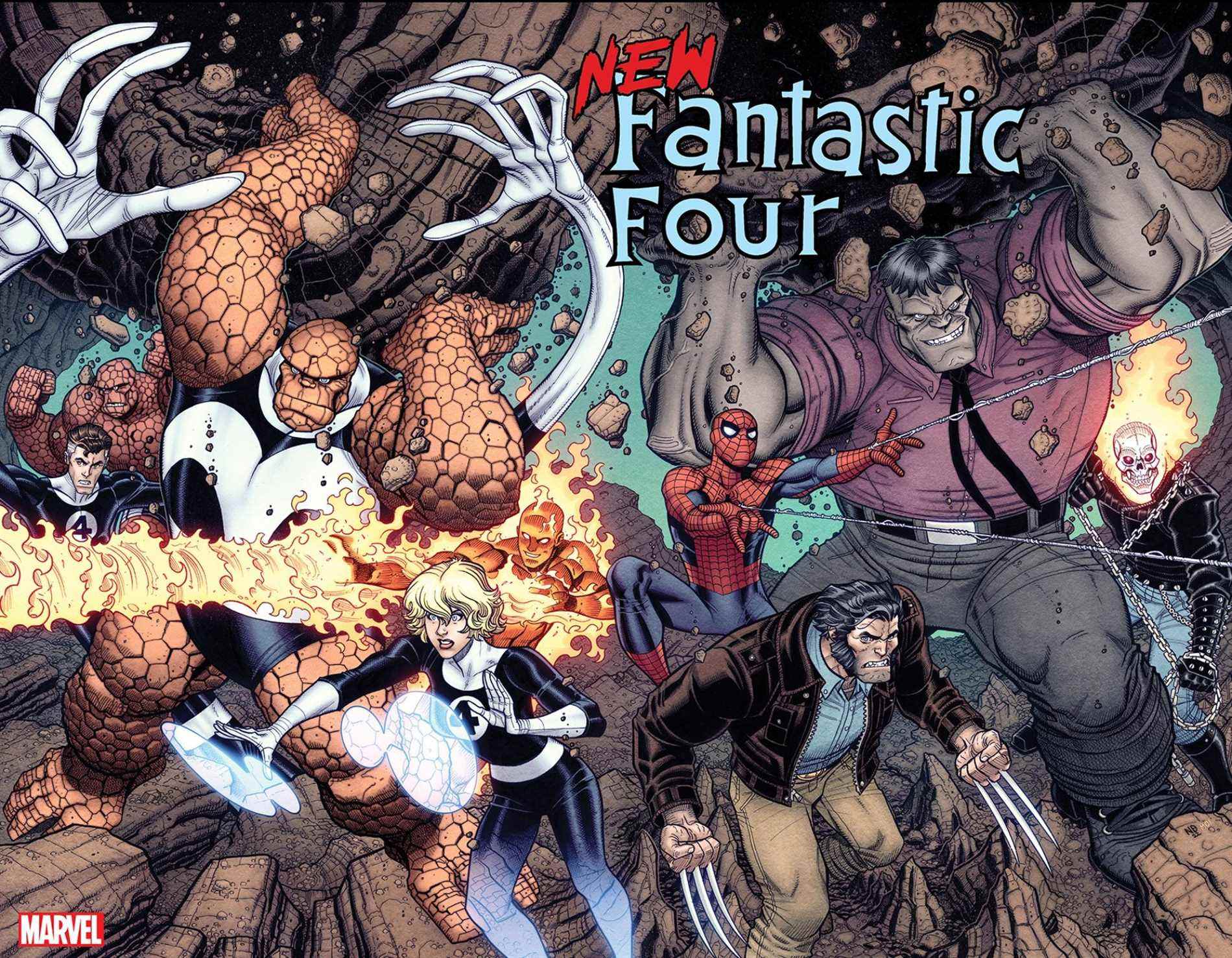 Nouvelle couverture des Quatre Fantastiques #1 par Nick Bradshaw