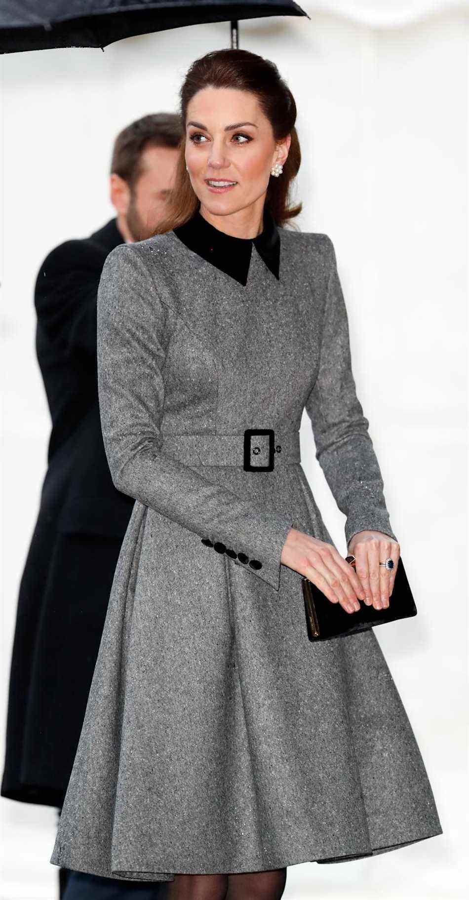 Catherine, duchesse de Cambridge, assiste à la cérémonie commémorative de la Journée commémorative de l'Holocauste au Royaume-Uni en 2020.  (Getty Images)