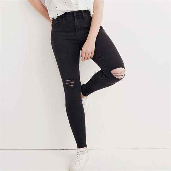Jean skinny Madewell 9 pouces à taille mi-haute