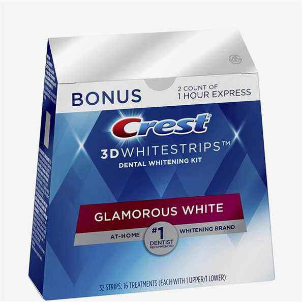 Crest 3D Whitestrips Kit blanc glamour