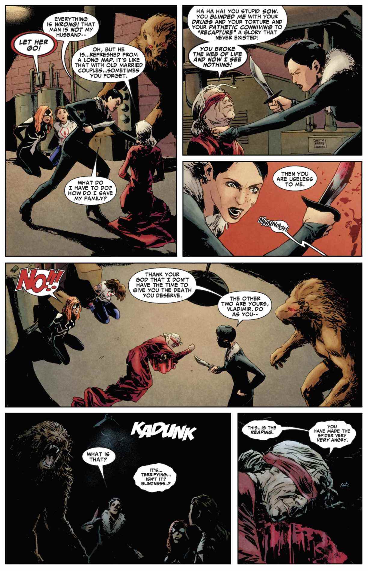 Incroyable page de Spider-Man #637