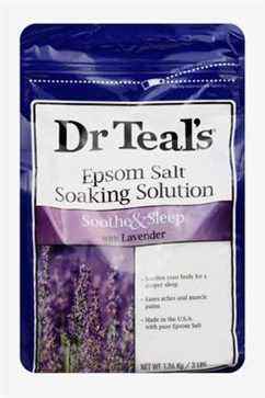 Solution de trempage au sel d'Epsom du Dr Teal, Apaiser et dormir, Lavande