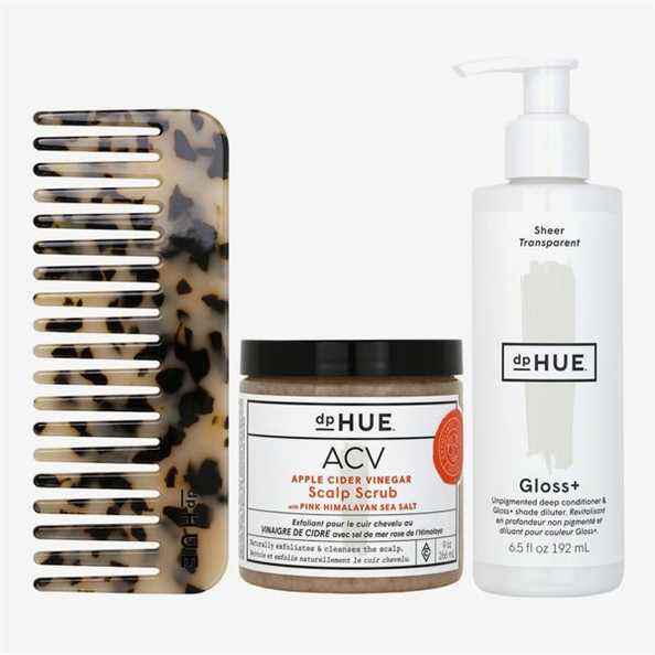 dpHUE Prep & Shine Kit : Cheveux sains du cuir chevelu aux pointes