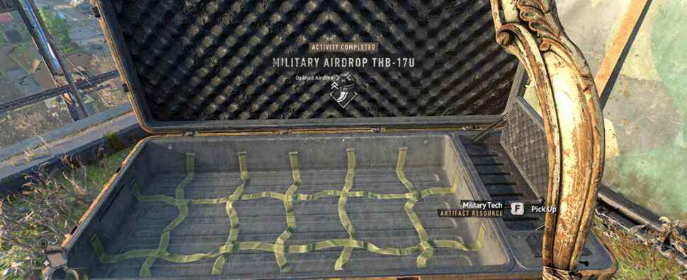 Obtenez Military Airdrop THB-17U Dying Light 2, atteignez le toit en fer à cheval