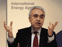 Le directeur exécutif de l'Agence internationale de l'énergie Fatih Birol s'exprime le 13 novembre 2019 à Paris.