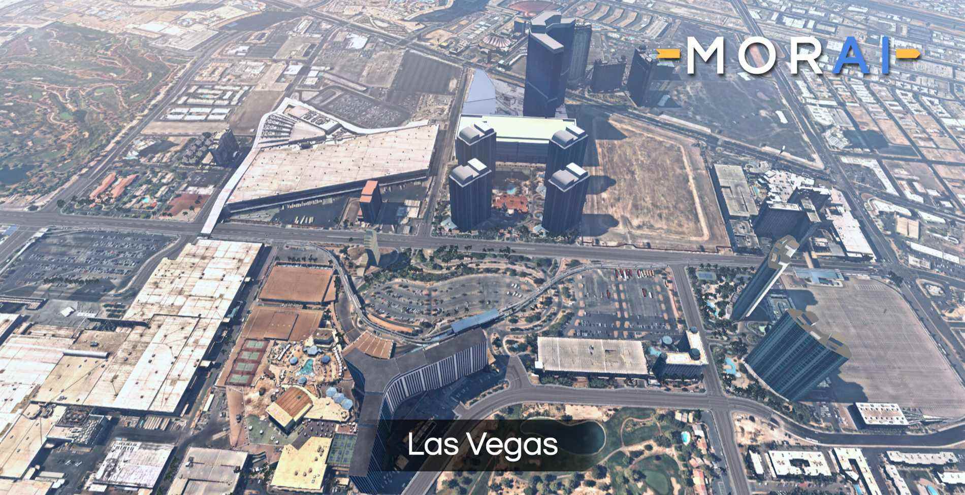 Digital Twin Environment développé par Morai SIM - Las Vegas, NV