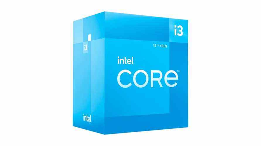 Le meilleur processeur de jeu à petit budget, l'Intel Core i3-12100