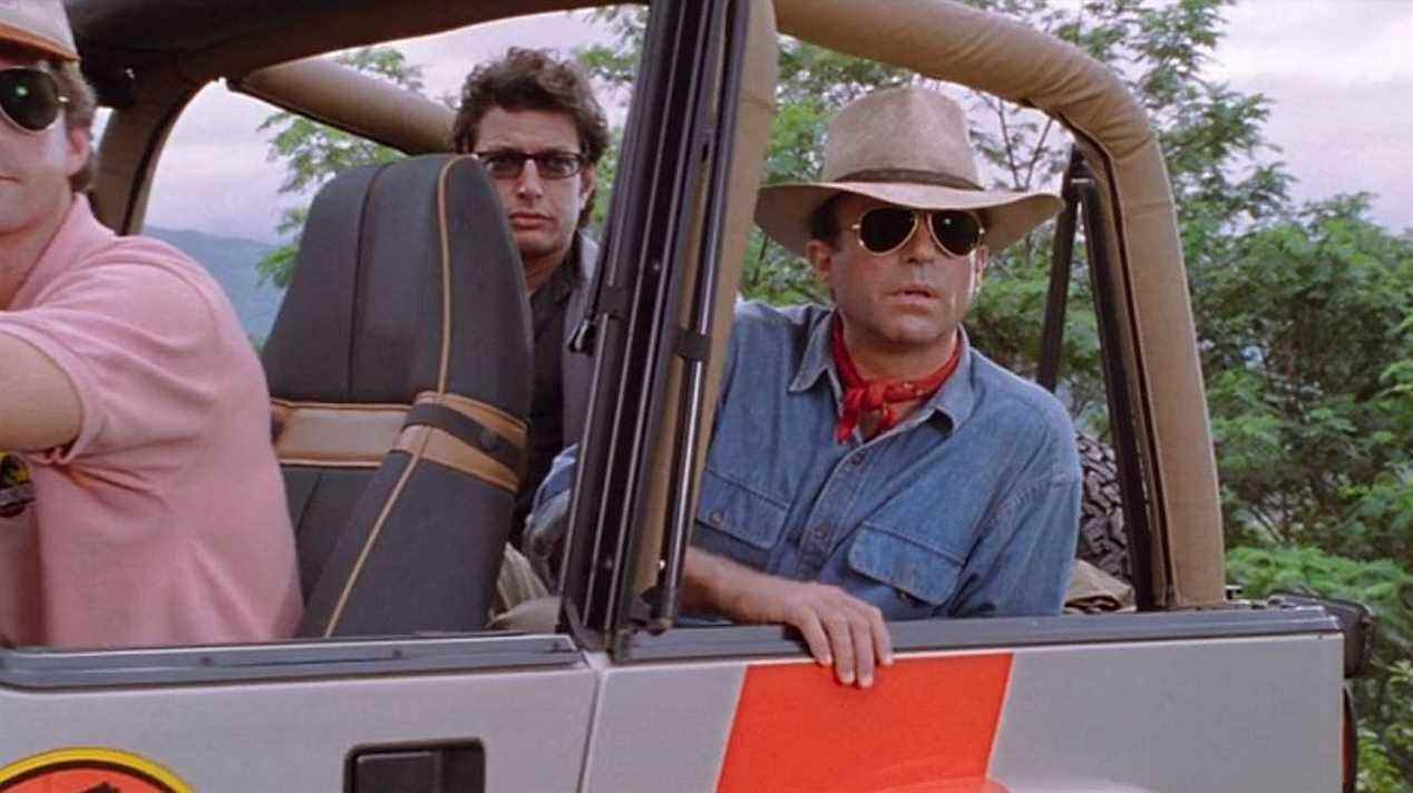 Sam Neill et Jeff Goldblum dans Jurassic Park
