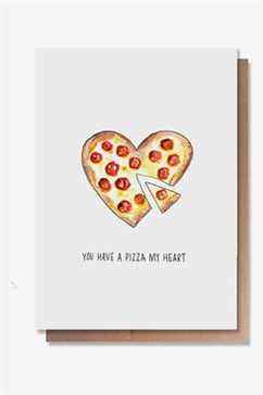 Wunderkid Pizza Mon coeur Carte Saint Valentin