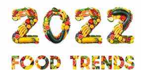 Les tendances alimentaires du Nouvel An 2022 incluent une alimentation saine.