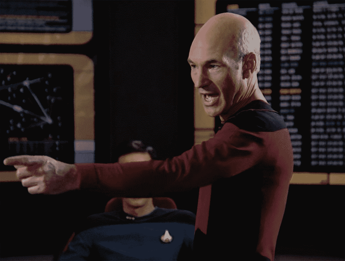 Picard criant 