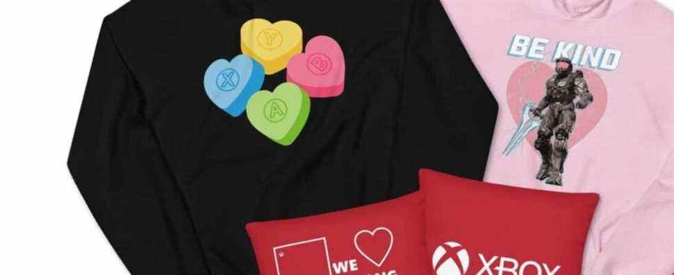 Xbox Valentine's Day Merch comprend des sweats à capuche, des oreillers et plus encore