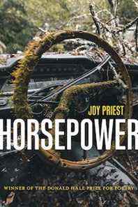 Un graphique de la couverture de Horsepower par Joy Priest