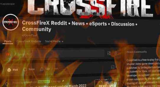 CrossfireX Subreddit devient "absolument critiqué" avec des impressions négatives le premier jour