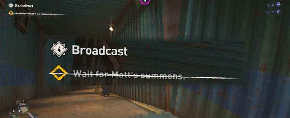 Dying Light 2 Attendez la solution de Matt's Summons Stuck - Quête de diffusion