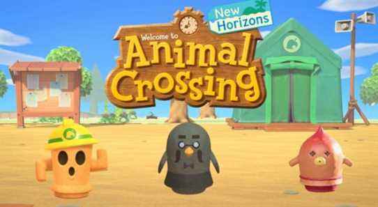 Animal Crossing: New Horizons Player présente une collection complète de gyroïdes