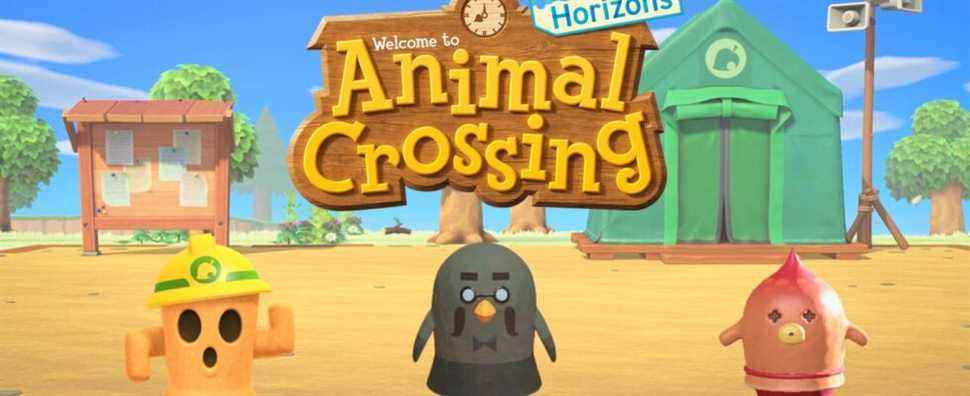 Animal Crossing: New Horizons Player présente une collection complète de gyroïdes