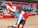 La cycliste sur piste Kelsey Mitchell est passée de joueuse de football universitaire à médaillée d'or olympique de Tokyo 2020 en seulement quatre ans.