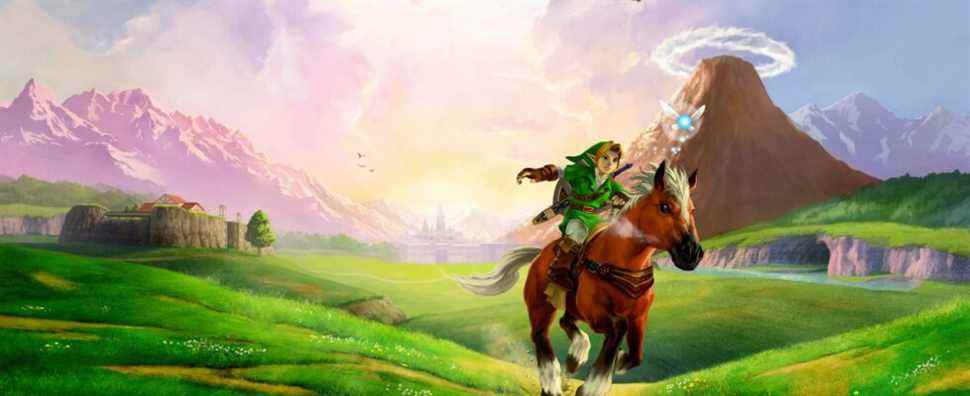 Show The Legend of Zelda main protagonist on his horse