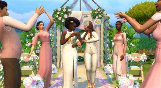 Les histoires de mariage des Sims 4 vont maintenant être lancées en Russie, sans censure LGBT