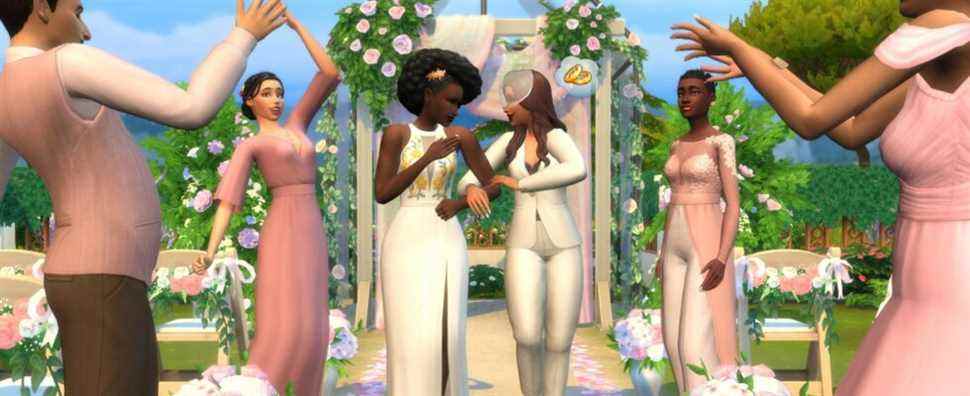Les histoires de mariage des Sims 4 vont maintenant être lancées en Russie, sans censure LGBT