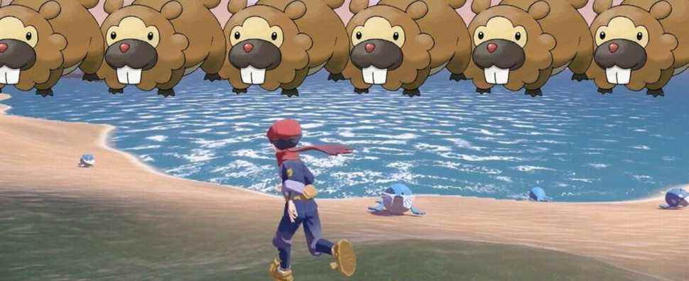 Aléatoire: Dans Pokémon Legends, qui a besoin de Basculegion quand vous avez un pont de Bidoofs