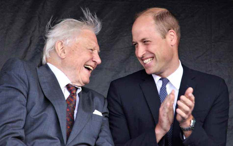 Duc de Cambridge et Sir David Attenborough, Birkenhead, septembre 2019 - Paul de Leeds
