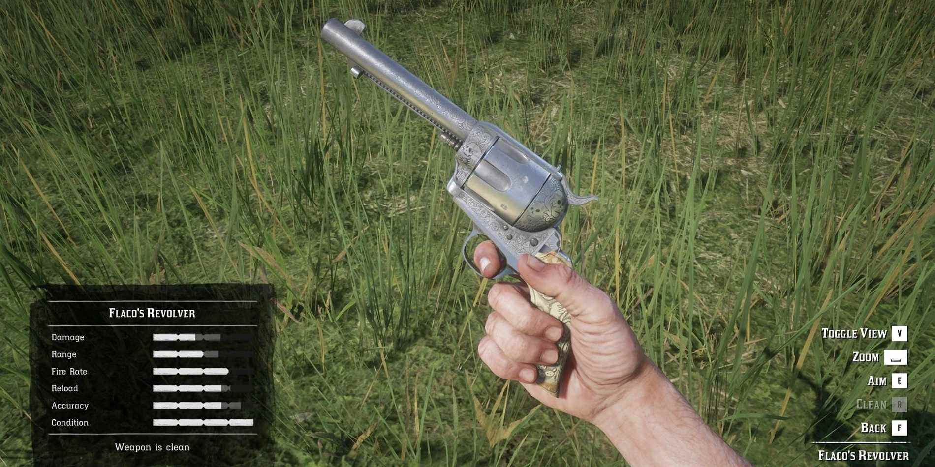 Le revolver de Flaco dans Red Dead Redemption 2