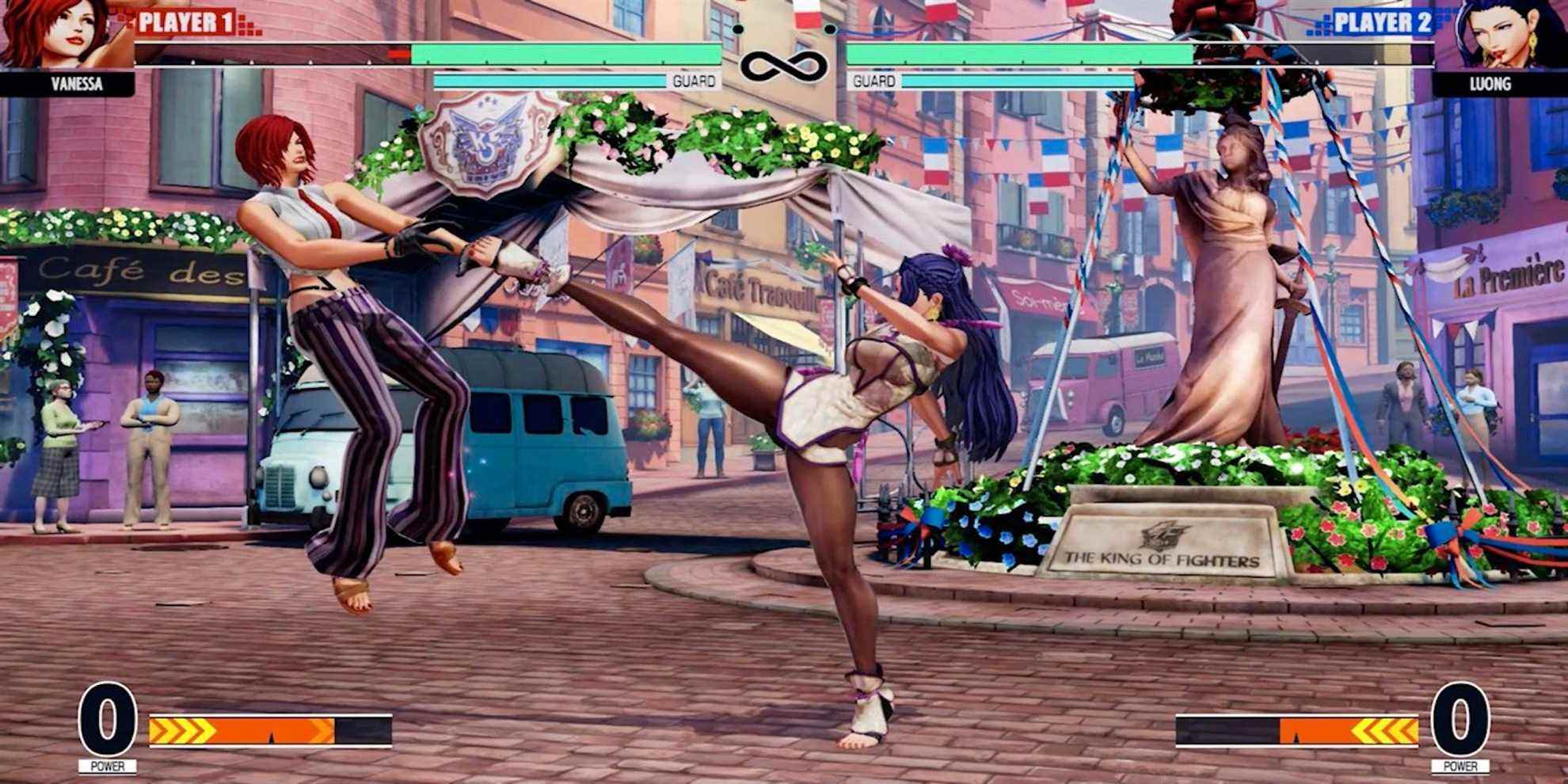 Combattre un match dans The King of Fighters 15
