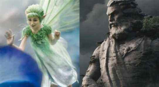 The fairy from the Fable 4 reveal trailer and the statue from Avowed