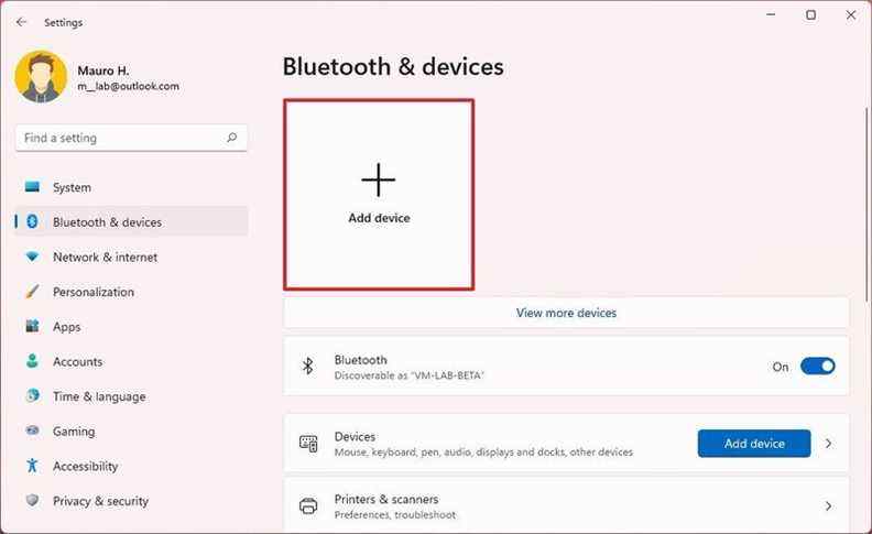 Bluetooth ajouter un appareil