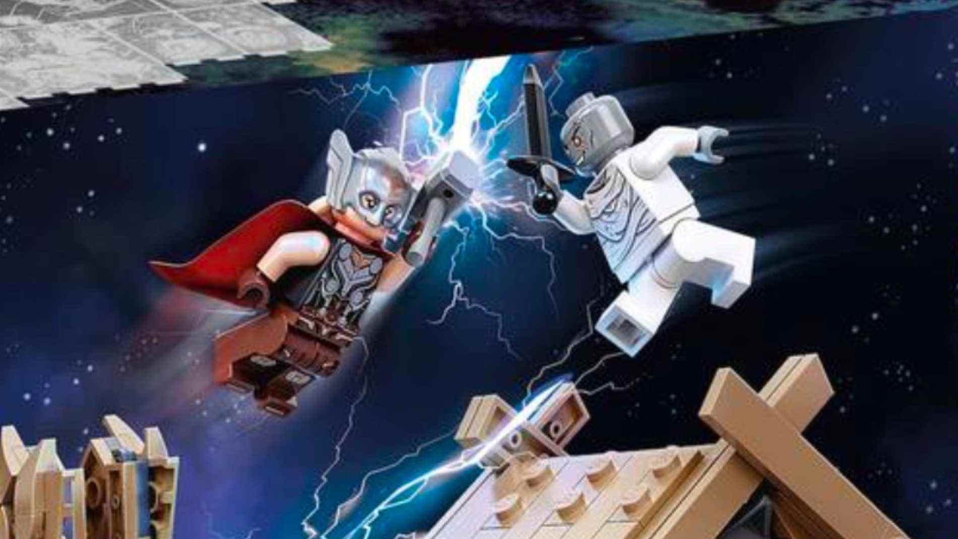 L'ensemble Thor : Amour et tonnerre Lego
