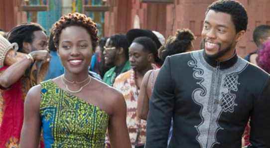 Black Panther Wakanda Forever Lupita Nyong'o Chadwick Boseman Honor