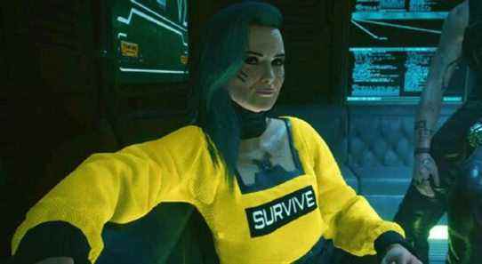 cyberpunk 2077 rogue survive shirt feature