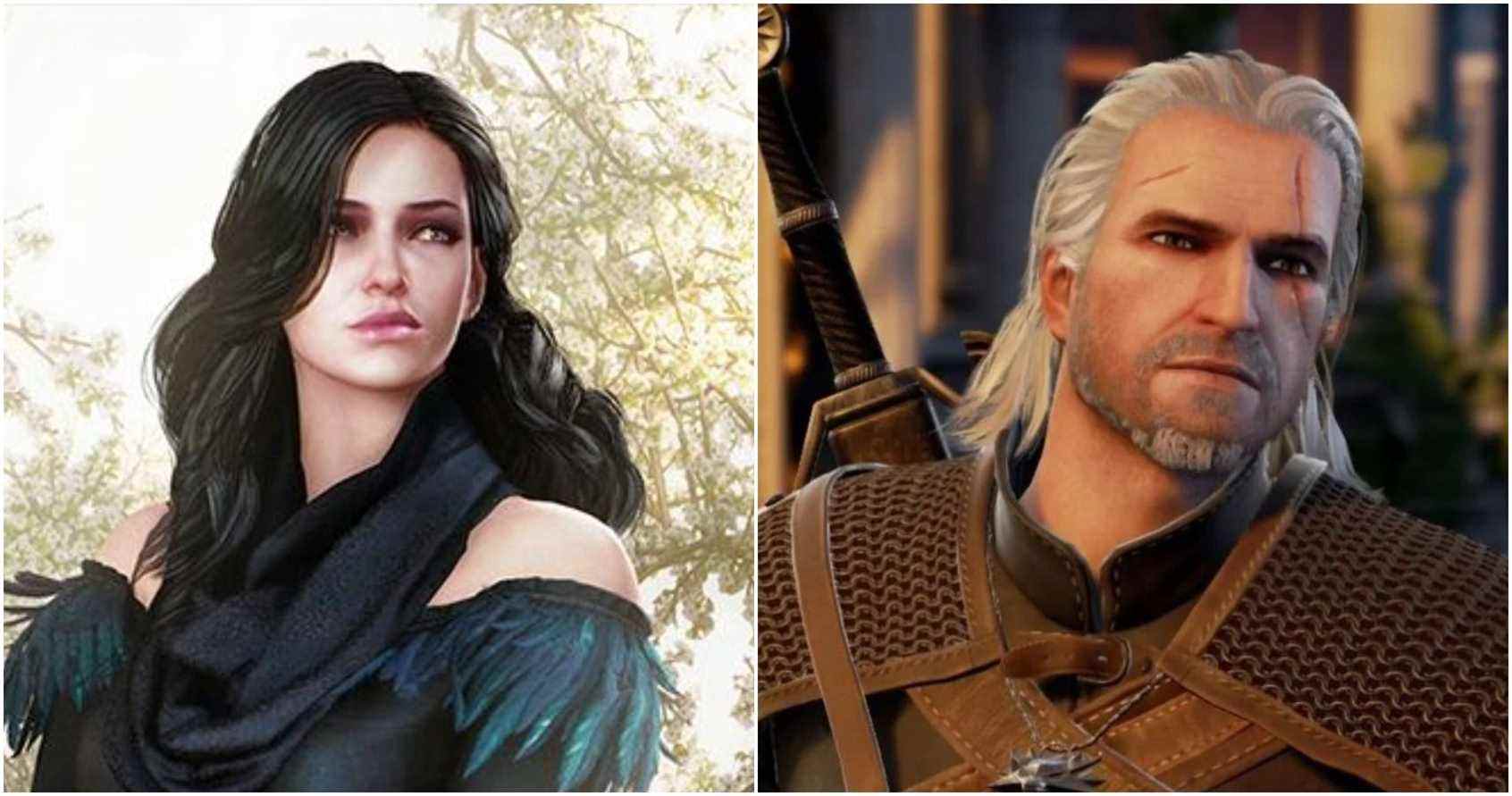 Yennefer et Geralt.