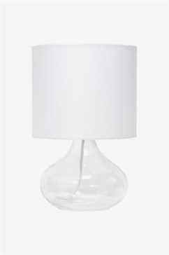 Lampe de table avec abat-jour en tissu goutte de pluie en verre de conceptions simples