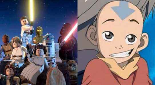 LEGO Star Wars: The Skywalker Saga's main cast and Avatar: The Last Airbender's Aang