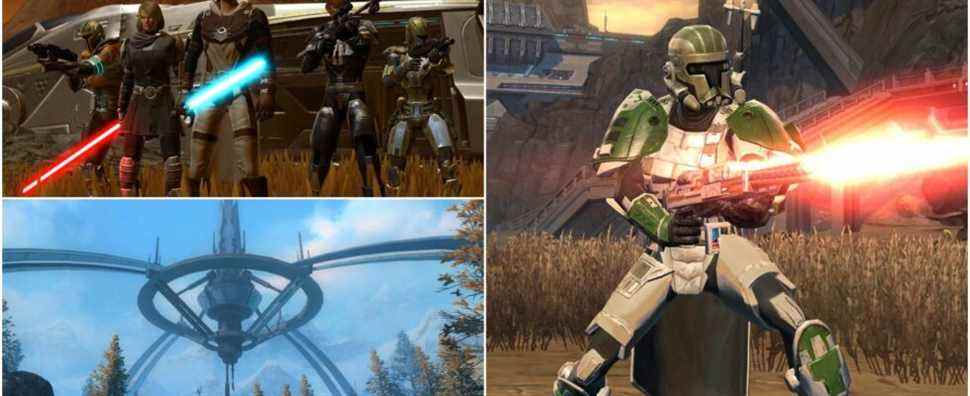 A Split Image Of Star Wars The Old Republic Everything You Need To Know About Warzone